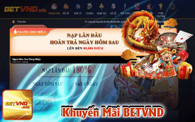 Cập nhật khuyến mãi BETVND mới nhất năm 2024